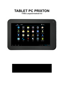 Manual de uso Prixton T7003 Leopard Tablet