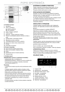 Návod Whirlpool WBV3387 NFC W Chladnička s mrazničkou