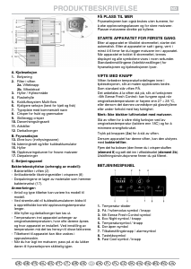 Bruksanvisning Whirlpool WBV33872 NFC IX Kjøle-fryseskap