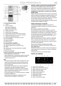 Manual Whirlpool WBV3687 NFC IX Combina frigorifica