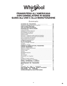 Manuale Whirlpool WQ9I HO1X Frigorifero-congelatore