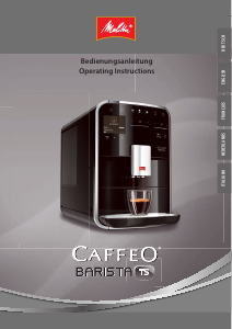 Bruksanvisning Melitta Caffeo Barista TS Kaffebryggare