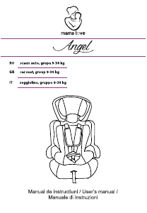 Handleiding Mama Love Angel Autostoeltje