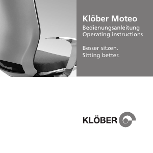 Bedienungsanleitung Klöber Moteo Bürostuhl