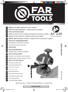 Manuál Far Tools AC 220 Bruska řetězu