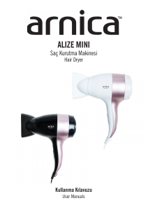 Manual Arnica KB41221 Aleze Mini Hair Dryer