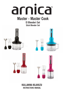 Kullanım kılavuzu Arnica GH21680 Master Cook El blenderi