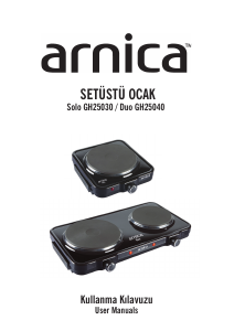 Kullanım kılavuzu Arnica GH25030 Ocak