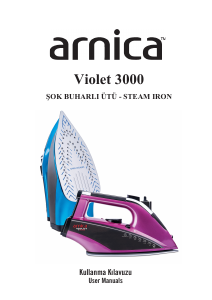 Kullanım kılavuzu Arnica T136 Violet 3000 Ütü