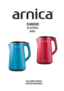 Kullanım kılavuzu Arnica IH36153 Diamond Çaydanlık