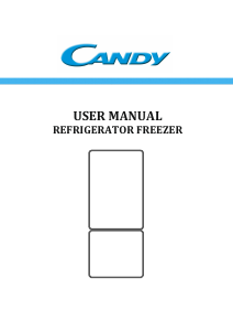 Manuale Candy CMICN 5182WN Frigorifero-congelatore