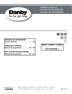 Handleiding Danby DPA120HB9IBDB-6 Airconditioner