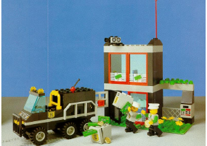 Manual Lego set 6566 Town Bancă