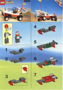 Bruksanvisning Lego set 6648 Town Strandracer