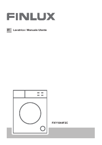 Manuale Finlux FXY1044F2C Lavatrice