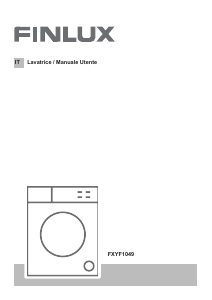 Manuale Finlux FXYF1049 Lavatrice