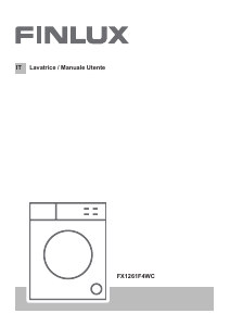 Manuale Finlux FX1261F4WC Lavatrice