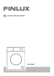 Manuale Finlux FXYF1042 Lavatrice