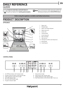 Manual Hotpoint HFE 2B+26 C N UK Dishwasher