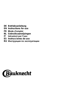 Handleiding Bauknecht DBAH 62 LT X Afzuigkap