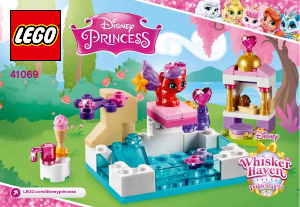 Bruksanvisning Lego set 41069 Disney Princess Treasures dag vid poolen