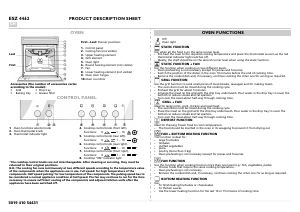 Handleiding Bauknecht ESZ 4462 IN Oven