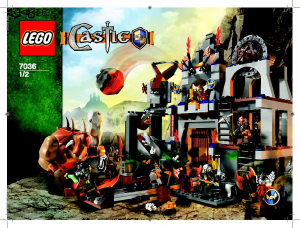 Handleiding Lego set 7036 Castle Dwergenmijn