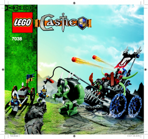 Mode d’emploi Lego set 7038 Castle Le char d'assaut des trolls