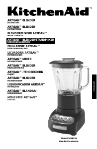 Bedienungsanleitung KitchenAid 5KSB5553EER Standmixer