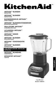 Manual KitchenAid 5KSB5553EER Liquidificadora