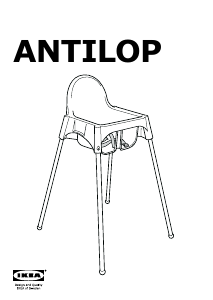 Manuál IKEA ANTILOP Dětská židlička