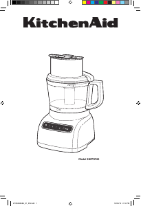 Brugsanvisning KitchenAid 5KFP0925EAC Køkkenmaskine