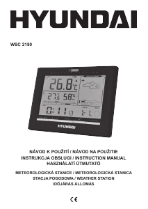 Bruksanvisning Hyundai WSC 2180 Väderstation