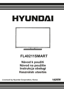 Használati útmutató Hyundai FL40211SMART LED-es televízió