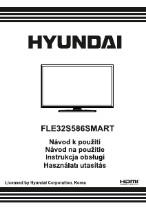Manuál Hyundai FLE32S586SMART LED televize