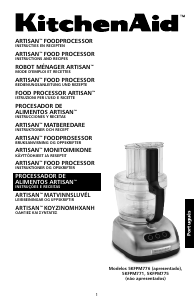 Manual KitchenAid 5KFPM775EPM Robot de cozinha