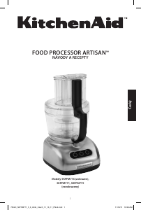 Manuál KitchenAid 5KFPM776ENK Kuchyňský robot