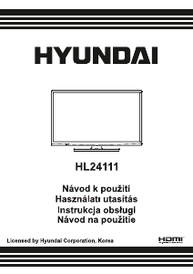 Návod Hyundai HL24111 LED televízor