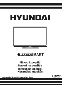Návod Hyundai HL32382SMART LED televízor