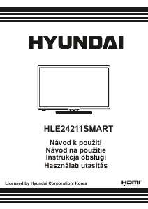 Manuál Hyundai HLE24211SMART LED televize