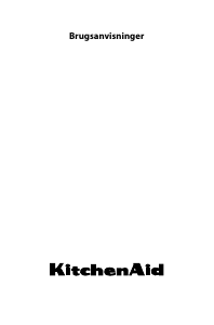 Brugsanvisning KitchenAid KHIP3 65510 Kogesektion
