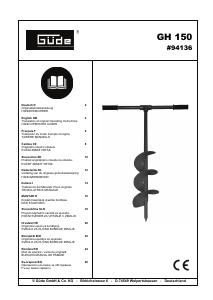 Priručnik Güde GH 150 Svrdlo za zemlju