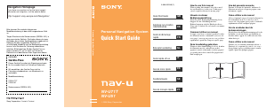 Manual de uso Sony NV-U51B Navegación para coche