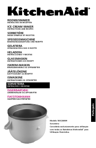 Manual KitchenAid 5KICA0WH Máquina de gelado