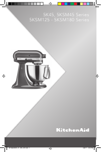 Brugsanvisning KitchenAid 5KSM125EAC Røremaskine