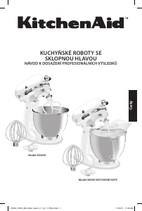 Manuál KitchenAid 5KSM150PSECR Stolní mixér