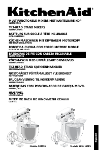 Manual de uso KitchenAid 5KSM150PSEER Batidora de pie