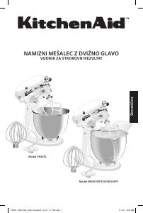 Priročnik KitchenAid 5KSM150PSEES Samostoječi mešalnik
