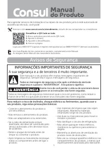 Manual Consul CRM54BB Frigorífico combinado
