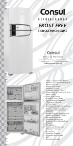 Manual Consul CRM55AB Frigorífico combinado